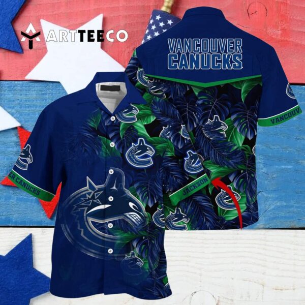 Vancouver Canucks Summer Hawaiian shirt 4