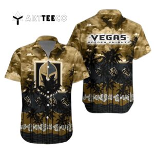 Vegas Golden Knights And Tree Hawaiian Shirt 1