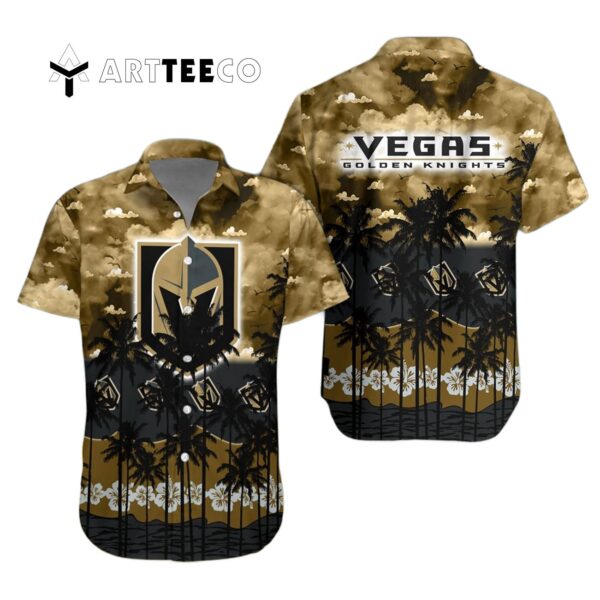 Vegas Golden Knights And Tree Hawaiian Shirt 1