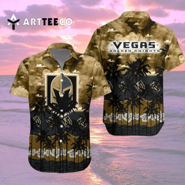 Vegas Golden Knights And Tree Hawaiian Shirt 2