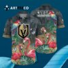 Vegas Golden Knights Flamigo Summer Hawaiian shirt 3