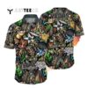 Vegas Golden Knights Flower Summer Hawaiian shirt 1