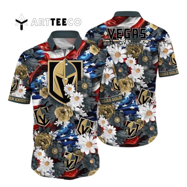 Vegas Golden Knights Independence Day Summer Hawaiian shirt 1