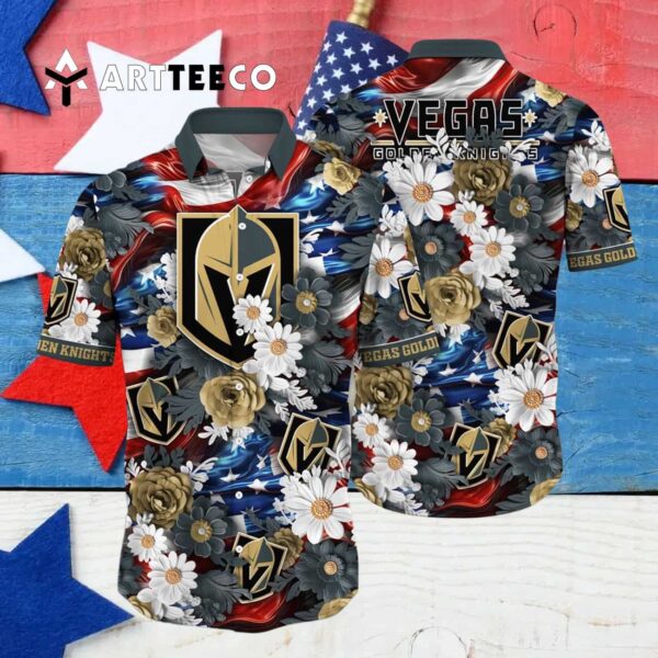 Vegas Golden Knights Independence Day Summer Hawaiian shirt 4