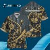 Vegas Golden Knights Summer Flower Hawaiian shirt 3