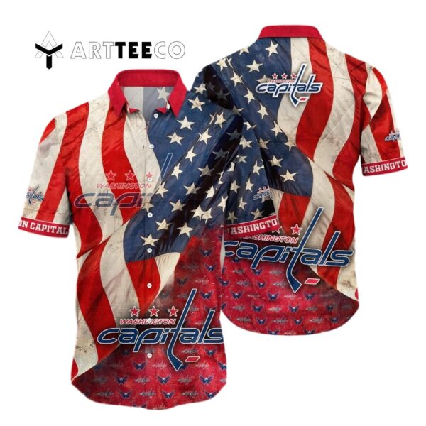 Washington Capitals American Hawaiian shirt 1