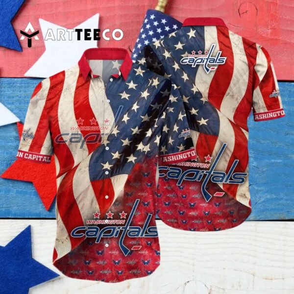 Washington Capitals American Hawaiian shirt 4