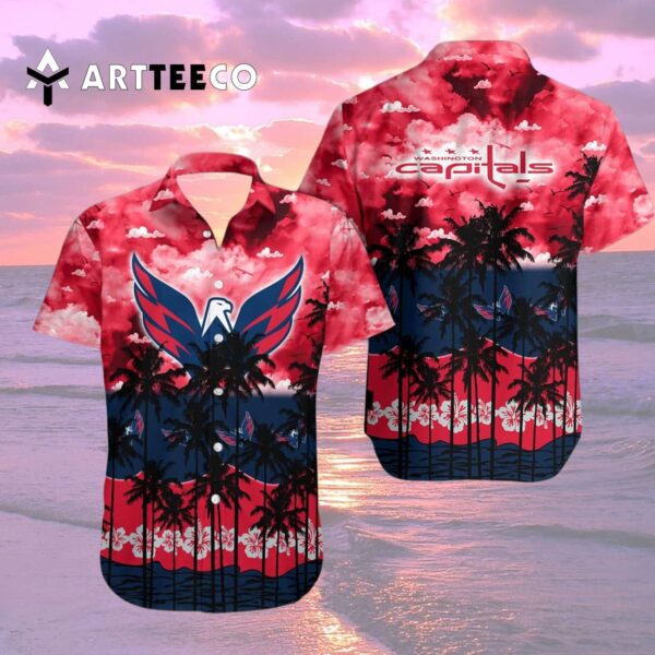 Washington Capitals And Tree Hawaiian shirt 2