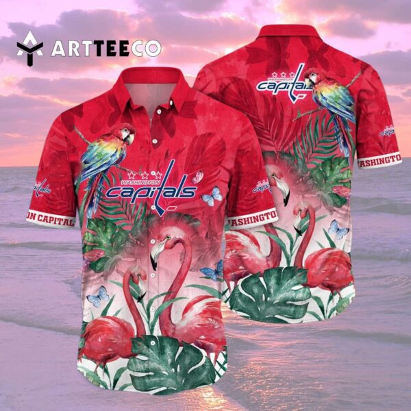 Washington Capitals Flamigo Summer Hawaiian shirt 2