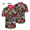 Washington Capitals Flower Summer Hawaiian shirt 1