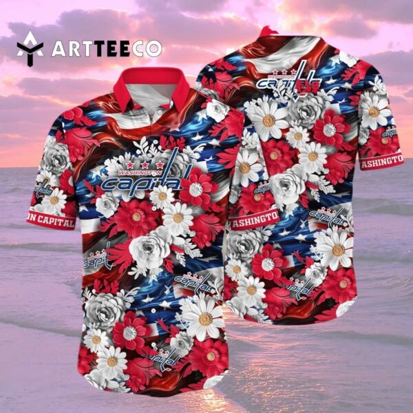 Washington Capitals Independence Day Summer Hawaiian shirt 2