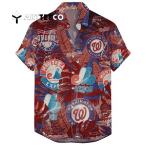 Washington Nationals Retro Logo Hawaiian Shirt 1