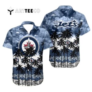 Winnipeg Jets And Tree Hawaiian shirt 1