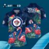 Winnipeg Jets Flamigo Summer Hawaiian shirt 3