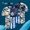 Winnipeg Jets Flower For Fans Summer Football Shirts Hawaiian shirt 3