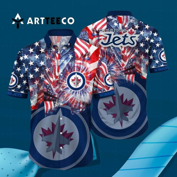 Winnipeg Jets For Fans Hawaiian shirt 3