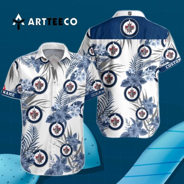 Winnipeg Jets Hockey For Fans Hawaiian shirt 3