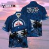 Winnipeg Jets Palm Tree Pattern Unisex Sport Hawaiian shirt 2