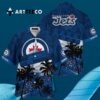 Winnipeg Jets Palm Tree Pattern Unisex Sport Hawaiian shirt 3