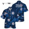 Winnipeg Jets Summer Flower Hawaiian shirt 1