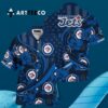 Winnipeg Jets Summer Flower Hawaiian shirt 3