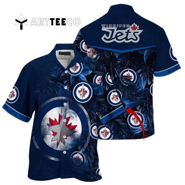 Winnipeg Jets Summer Hawaiian shirt 1