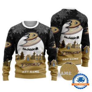 Anaheim Ducks Hockey New Design Litmited Christmas Ugly Sweater
