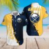 Buffalo Sabres Nautical Lace up Hawaiian Shirt