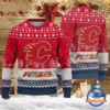 Calgary Flames Hockey Team Design New Christmas Ugly Sweater