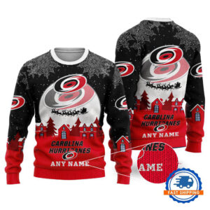 Carolina Hurricanes Hockey New Design Litmited Christmas Ugly Sweater