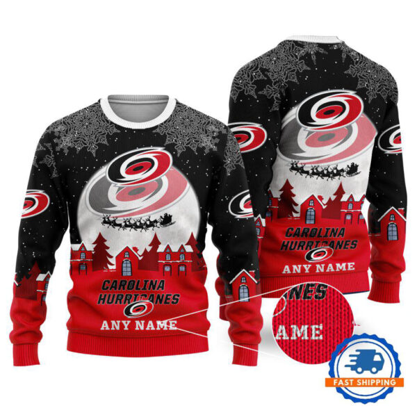 Carolina Hurricanes Hockey New Design Litmited Christmas Ugly Sweater