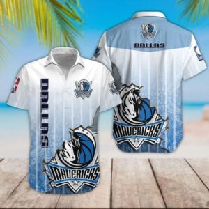 Dallas Stars Mavericks Classic Fade Hawaiian Shirt