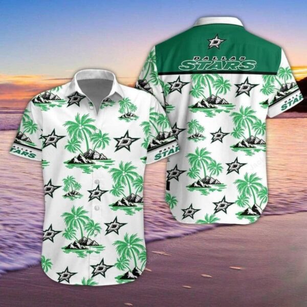 Dallas Stars Tropical Escape Hawaiian Shirt