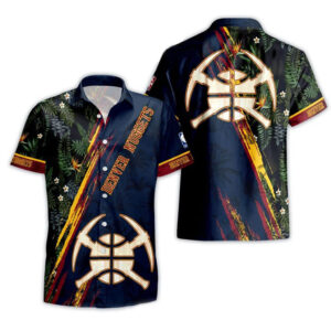 Denver Nuggets Bold Heritage Hawaiian Shirt