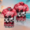 Detroit Red Wings Palm Sunset Hawaiian Shirt
