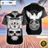 Fenrir Viking And Eagle Skull Happy Fathers Day Hawaiian Shirt