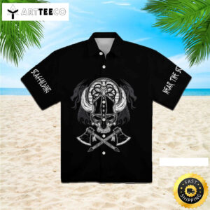 Floki Skull Viking Happy Fathers Day Hawaiian Shirt