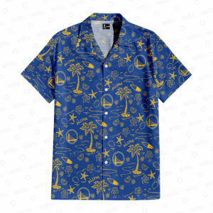 Golden State Warriors Tropical Breeze Hawaiian Shirt