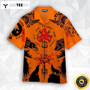 Love Tattoo Viking Happy Fathers Day Hawaiian Shirt