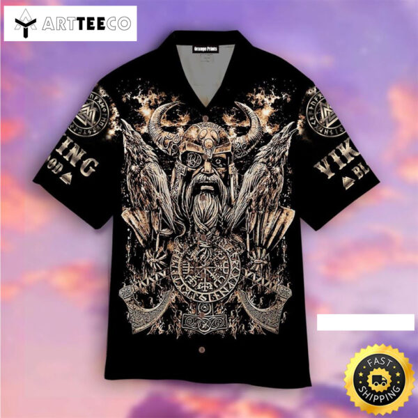 Love Viking Odin Happy Fathers Day Hawaiian Shirt