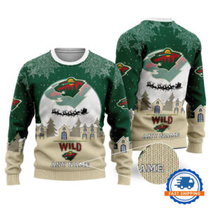 Minnesota Wild Hockey New Design Litmited Christmas Ugly Sweater