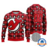 New Jersey Devils Personalized Snow Tree Christmas Ugly Sweater