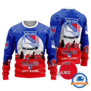 New York Rangers Hockey New Design Litmited Christmas Ugly Sweater