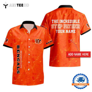 Nfl Cincinnati Bengals The Increadible Step Fathers Day Hawaiian Shirt