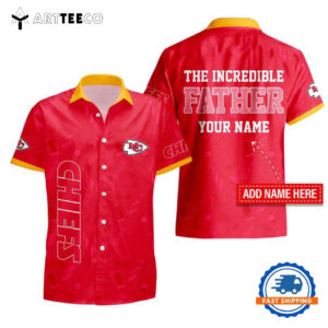 Nfl Kansas City Chiefs The Increadible Fathers Day Hawaiian Shirt