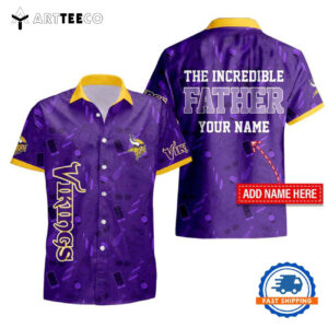 Nfl Minnesota Vikings The Increadible Fathers Day Hawaiian Shirt