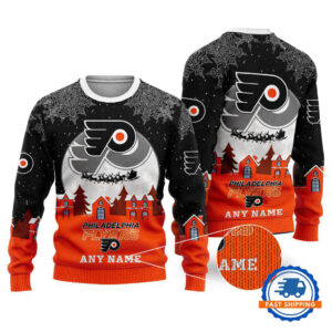 Philadelphia Flyers Hockey New Design Litmited Christmas Ugly Sweater