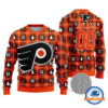 Philadelphia Flyers Personalized Snow Tree Christmas Ugly Sweater