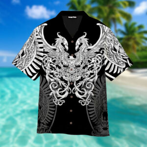 Phoenix Viking Happy Fathers Day Hawaiian Shirt