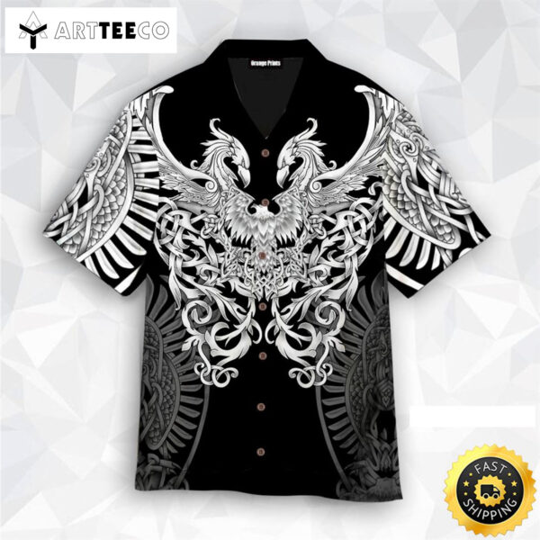 Phoenix Viking Happy Fathers Day Hawaiian Shirt